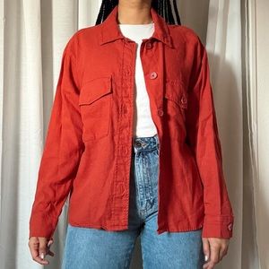 Sanctuary - Linen Blend Oversized Button Up